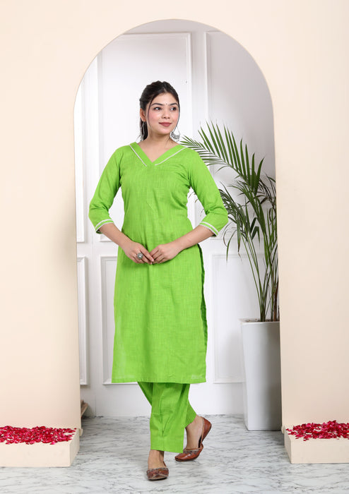 PARROT GREEN 3 PIECE SUIT SET