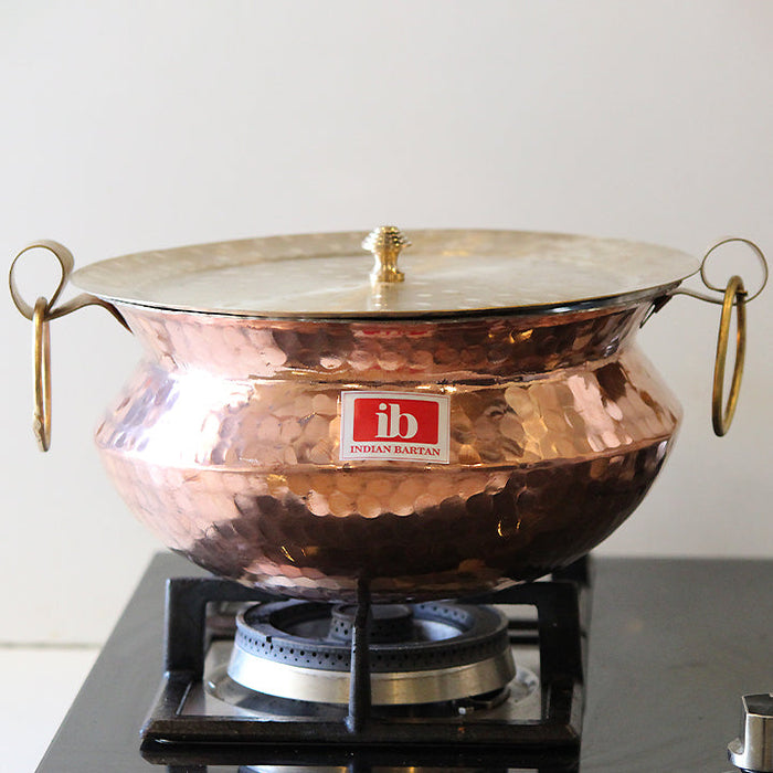 Copper Sipri / Handi With Lid