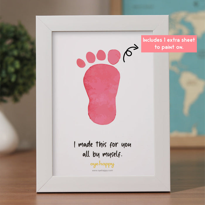 Footprint and Letter Combo