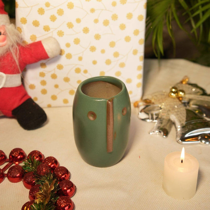 Santa Vase-Green