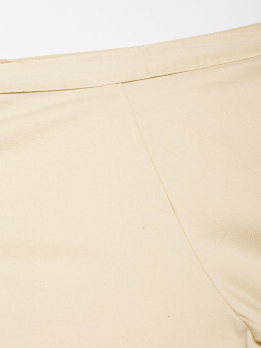 Beige Stretchable Pants For Women-CK-05-BEIGEPANT