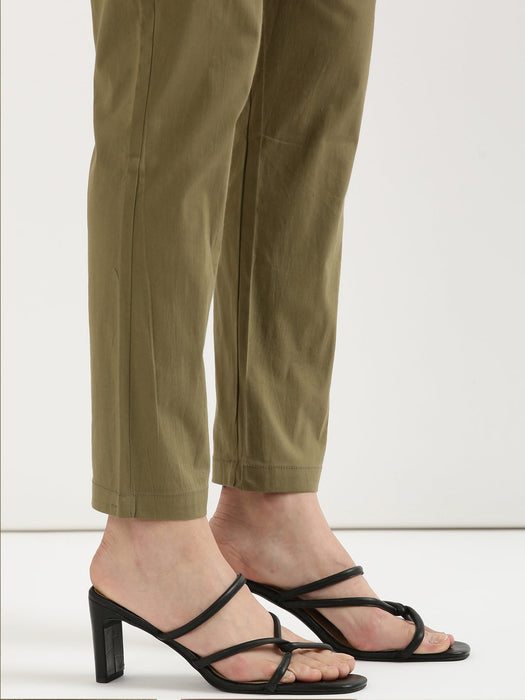 Military Green Stretchable Pants-CK-01-OLIVEPANT