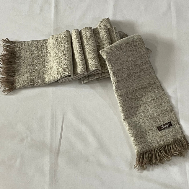 Handloom Cashmere Scarf | Muffler | 100% Pure Cashmere | Handspun & Handwoven | Unigen