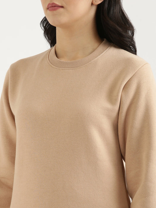 Brown Sweatshirt For Women-CK-BROWNSWEATSHIRT