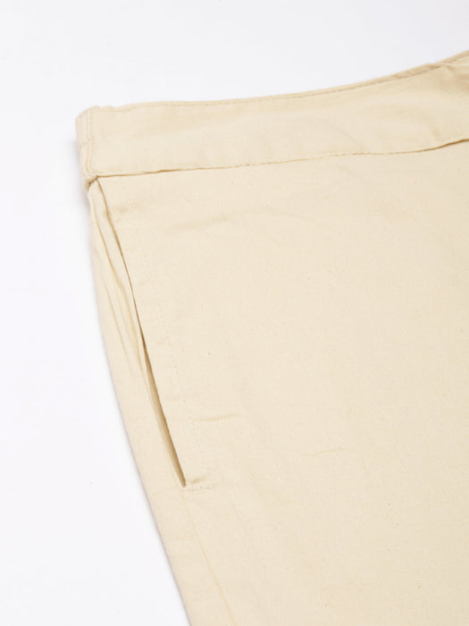 Beige Stretchable Pants For Women-CK-05-BEIGEPANT