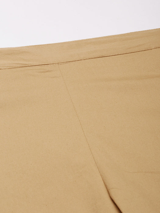 Brown Stretchable Pants For Women-CK-07-BROWNPANT