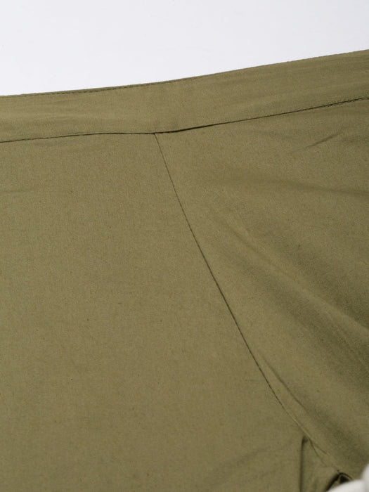 Military Green Stretchable Pants-CK-01-OLIVEPANT