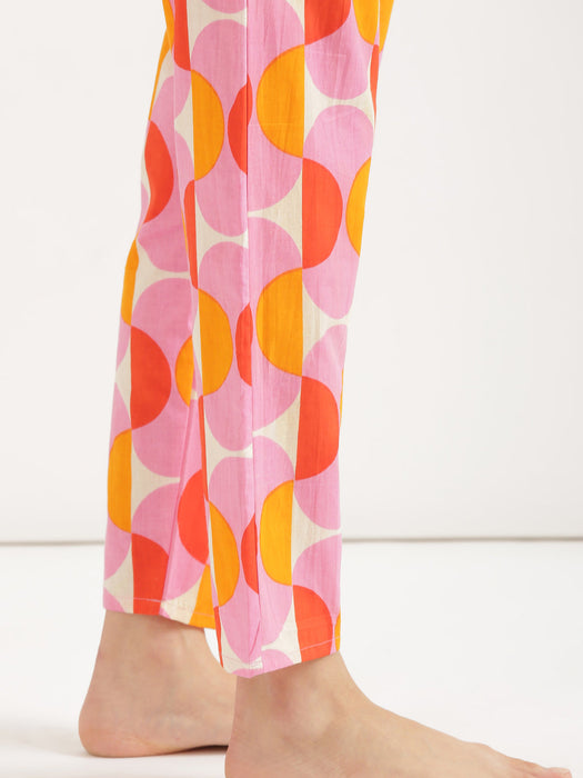 Sleeveless GeoMatrix Co-ord Set-CK-GEOMATRIX-SL