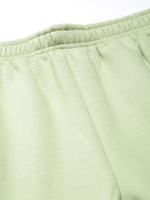 Mint Green Sweatshirt and Pant Co-ord Set For Women-CK-MINTGREENCORDSWEATSET