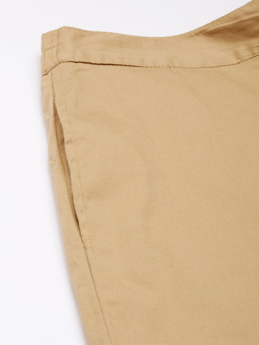 Brown Stretchable Pants For Women-CK-07-BROWNPANT