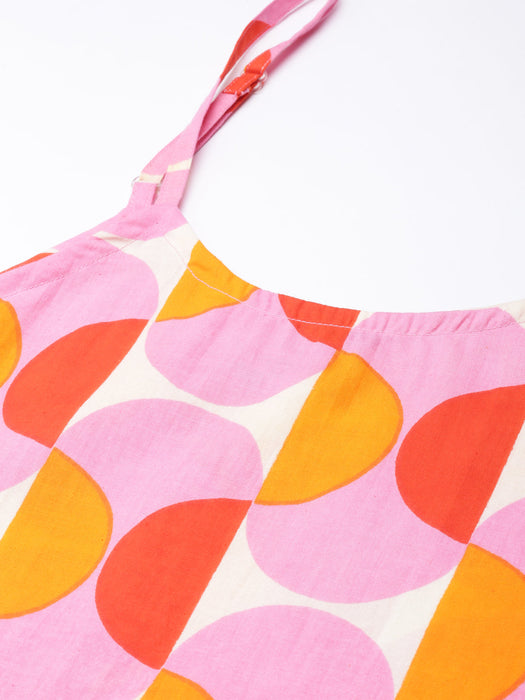 Sleeveless GeoMatrix Co-ord Set-CK-GEOMATRIX-SL