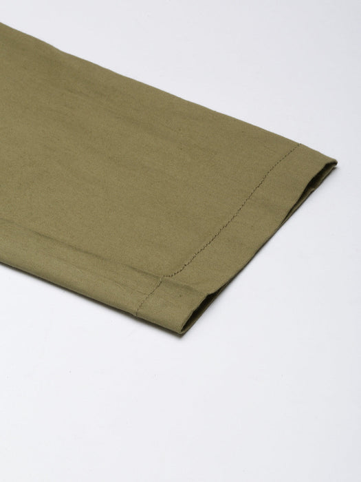 Military Green Stretchable Pants-CK-01-OLIVEPANT