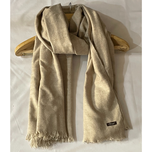 Handloom Cashmere Oversized Scarf | 100% Pure- Made In India