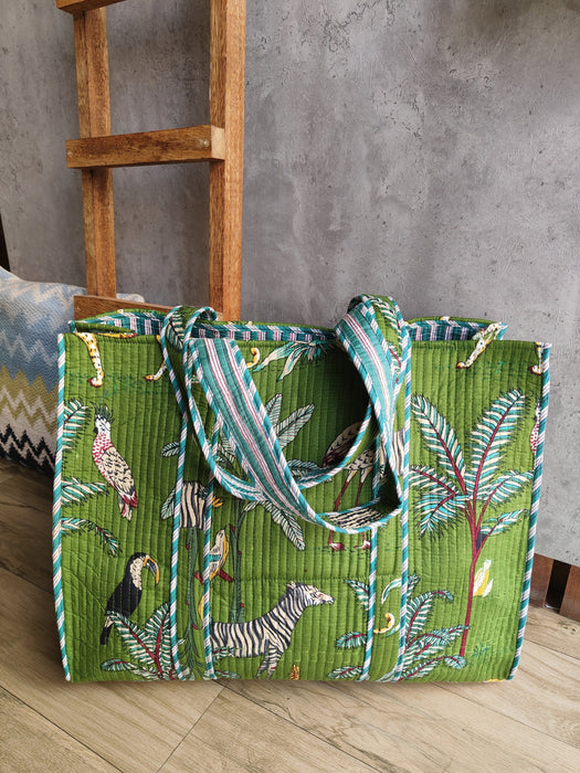 Jungle Joy Tote (Green)