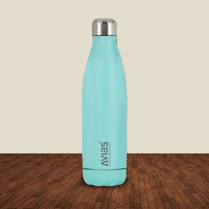 Evita Premium Stainless Steel Vacuum Insulated Flask Water Bottle| 1 Litre/ 750Ml | Blue