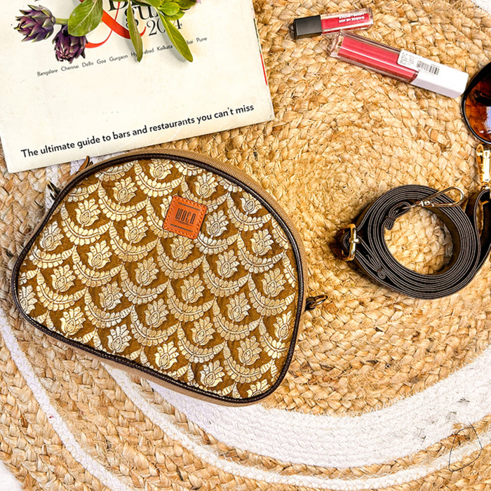 Kahani Banarasi Silk Sling Bag