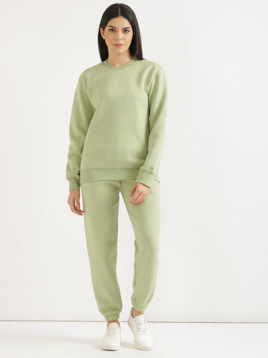 Mint Green Sweatshirt For Women-CK-MINTGREENSWEATSHIRT