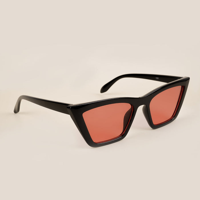 Voyage Black-Red Cateye Sunglasses - MG3299