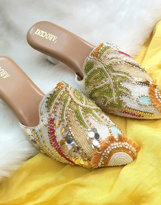 Tropical Beads Mules