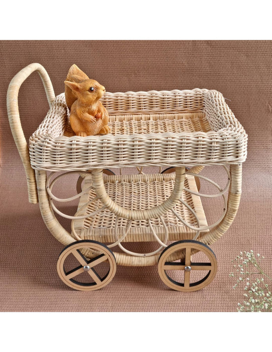 The Beige Mini Trolley