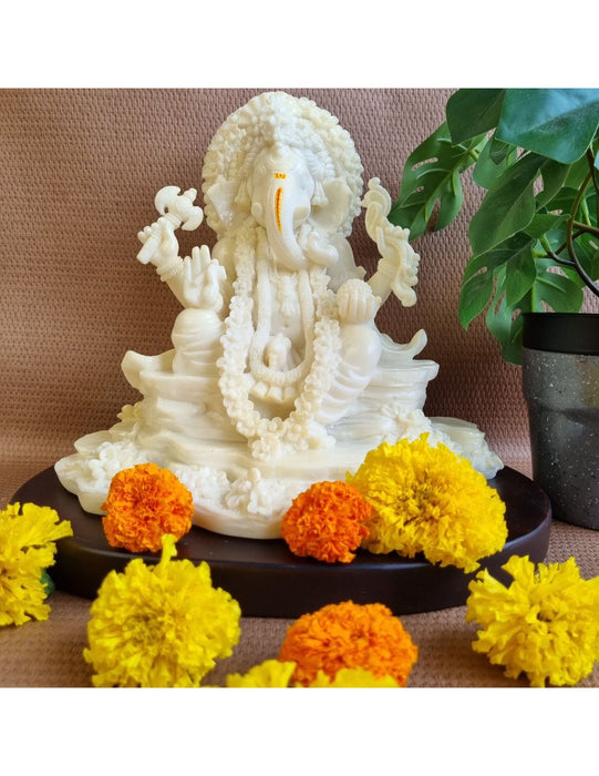 Royal-Ivory Ganesh Idol