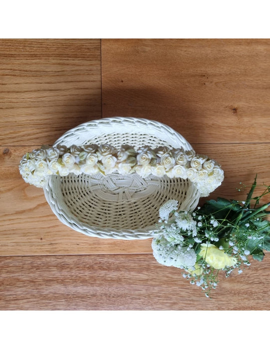 Ceremonial White Dove Basket