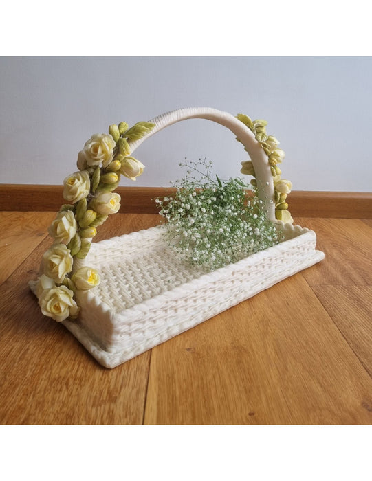 Florets Ivory Tray