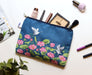 Lotus Field Multi-purpose pouches (Set of 3) - Strokes by Namrata Mehta