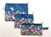 Lotus Field Multi-purpose pouches (Set of 3) - Strokes by Namrata Mehta