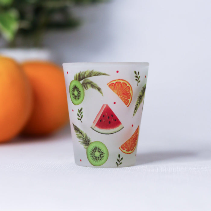 Fruit Fest Frosted Shot Glasses - Strokes by Namrata Mehta