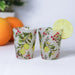 Zesty Lemon Frosted Shot Glasses - Strokes by Namrata Mehta