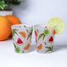 Fruit Fest Frosted Shot Glasses - Strokes by Namrata Mehta