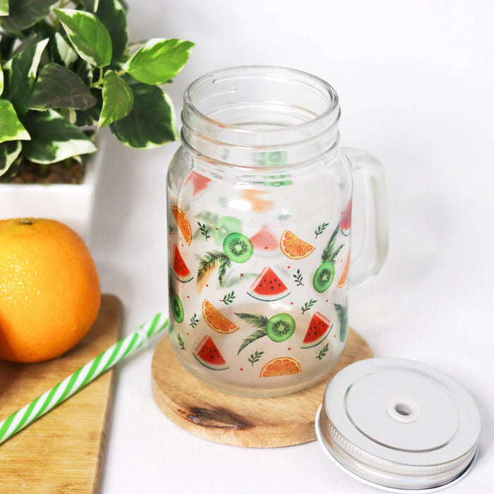 Fruit Fest Mason Jar - Strokes by Namrata Mehta