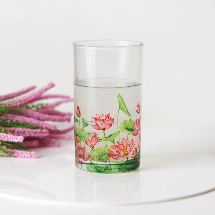 Lotus Field Tumblers (Set of 2 & 4) - Strokes by Namrata Mehta