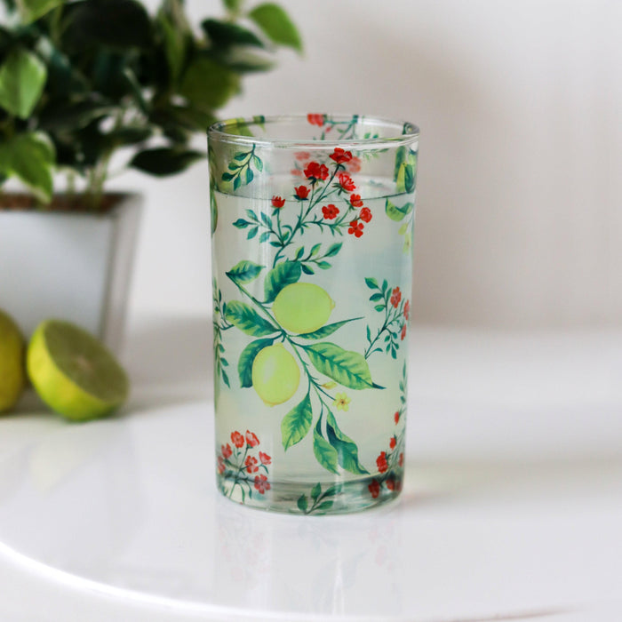 Zesty Lemon Tumblers (Set of 2 & 4) - Strokes by Namrata Mehta