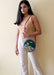 Lotus Field Orbit Sling Bag - Strokes by Namrata Mehta