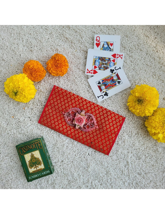 Cloth Envelope Set: Scarlet And Ivory Combo