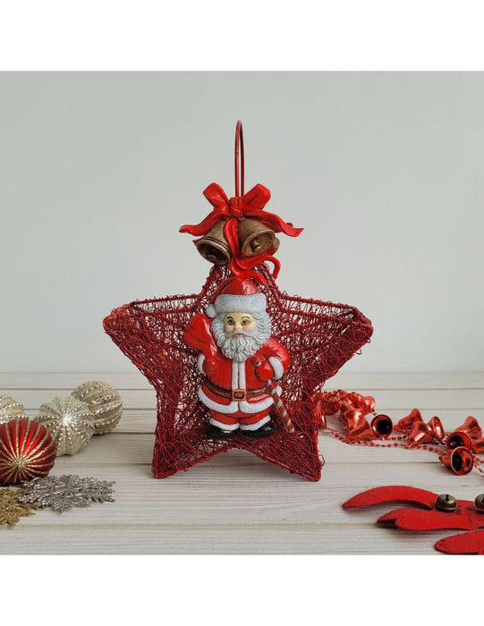 Mesh Christmas Star Basket