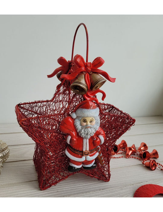 Mesh Christmas Star Basket