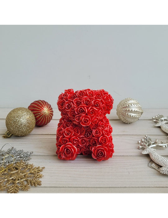 Red Flowers Teddy