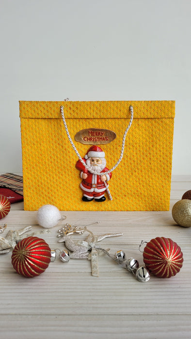 Santa Yellow Bag