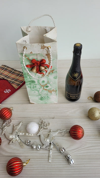 Christmas Bell Wine Bag