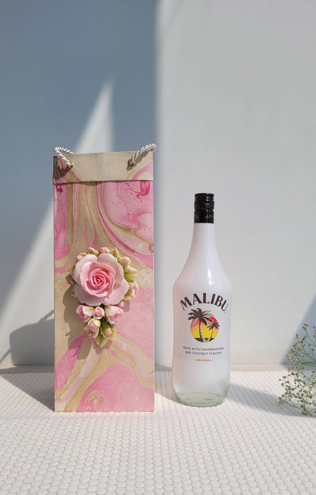 Cherry Blossom Wine Bag