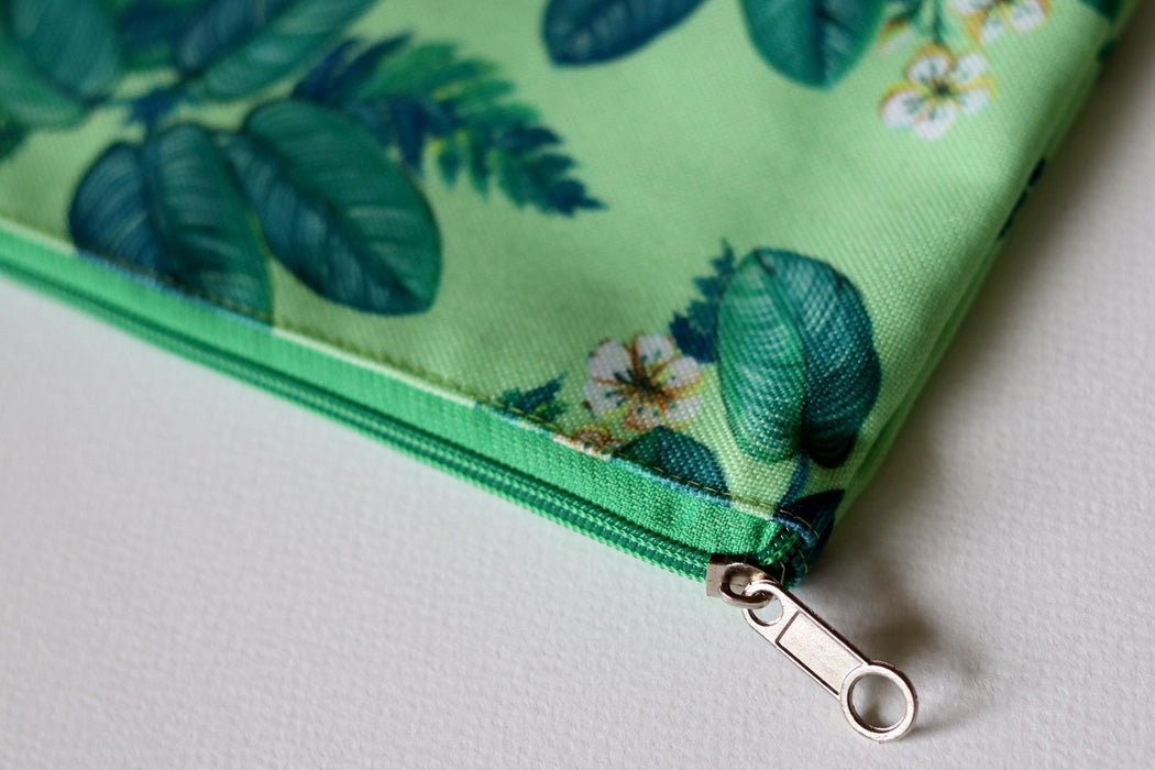 Mint Leaves Multi-purpose pouches (Set of 3) - Strokes by Namrata Mehta