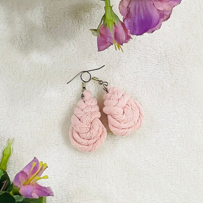 Boho Chic Macrame Earrings | Pipa Knot