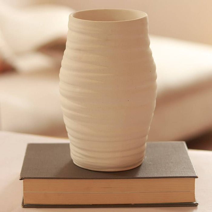 Ginger vase-White