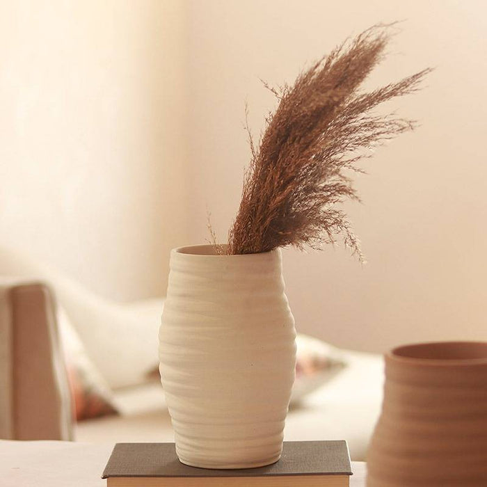 Ginger vase-White