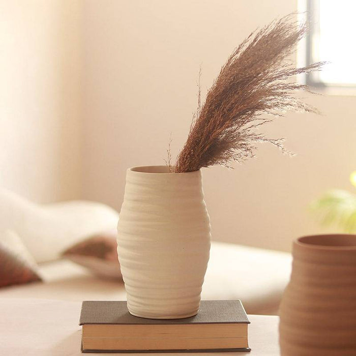 Ginger vase-White