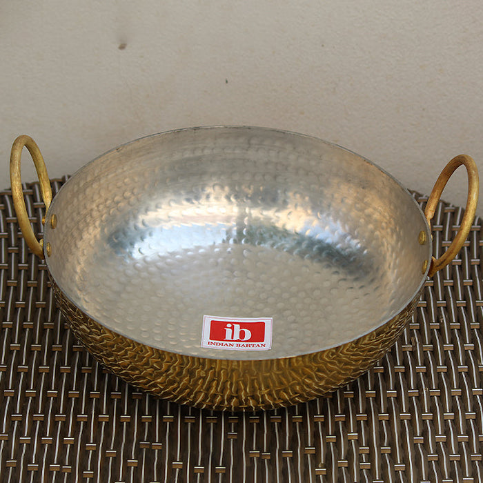 Brass Kadahi With Lid