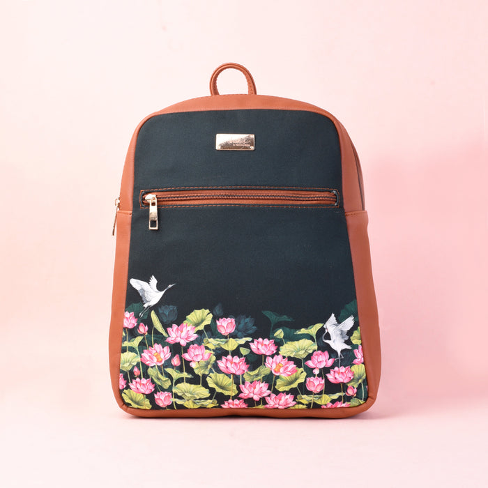 Lotus Field Compact Backpack